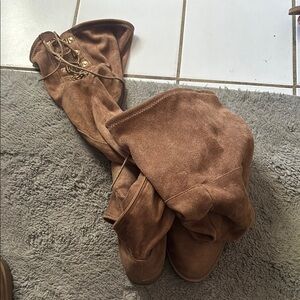 Women's Brown Suede Boots